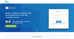 Desktop Screenshot of myesq.bizlegalservices.com